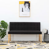 vidaXL Bench 140 cm velvet black