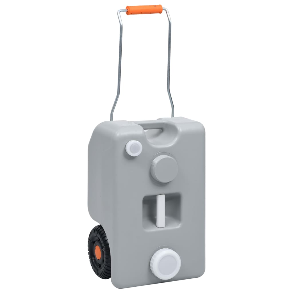 vidaXL Water Tank on Wheels 25 L Blue