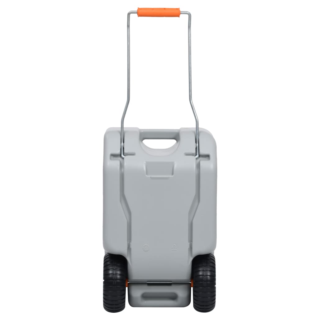 vidaXL Water Tank on Wheels 25 L Blue