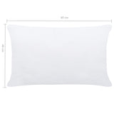 vidaXL Pillow Filling 2 pcs 60x40 cm white