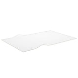 vidaXL Tafelbeschermer 100x60 cm 1,6 mm PVC transparant