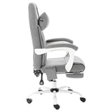 vidaXL Office Massage Chair Fabric Grey