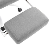 vidaXL Office Massage Chair Fabric Grey