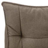 vidaXL Kantoormassagestoel stof taupe
