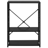 vidaXL Microwave Cabinet 60x39.6x79.5 cm Engineered Wood Black