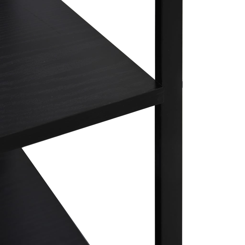 vidaXL Microwave Cabinet 60x39.6x79.5 cm Engineered Wood Black