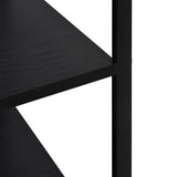 vidaXL Microwave Cabinet 60x39.6x79.5 cm Engineered Wood Black