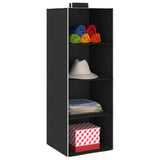 vidaXL Hanging Clothes Organizers 2 pcs with 4 Shelves Fabric