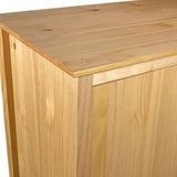 vidaXL Kledingkast Hill 2 deuren 89x50x170 cm massief grenenhout