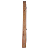 vidaXL Wall Mirror round 40 cm teak