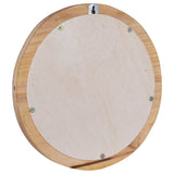 vidaXL Wall Mirror round 40 cm teak