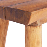 vidaXL Garden Bench 80 cm Solid Teak Wood