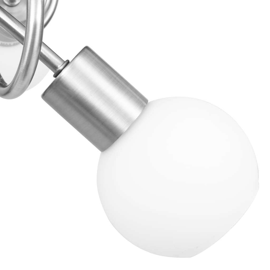 vidaXL Plafondlamp met glazen tulpvormige kappen 3xE14 transparant