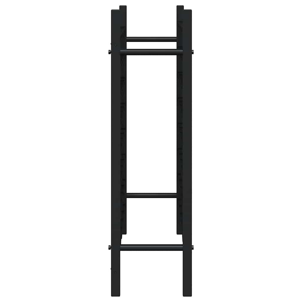 vidaXL Wine Rack for 48 Bottles Metal Black