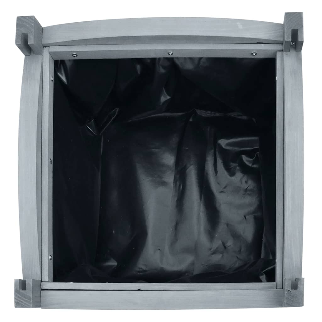 vidaXL Plantenbakken verhoogd 2 st 30x30x30 cm massief vurenhout