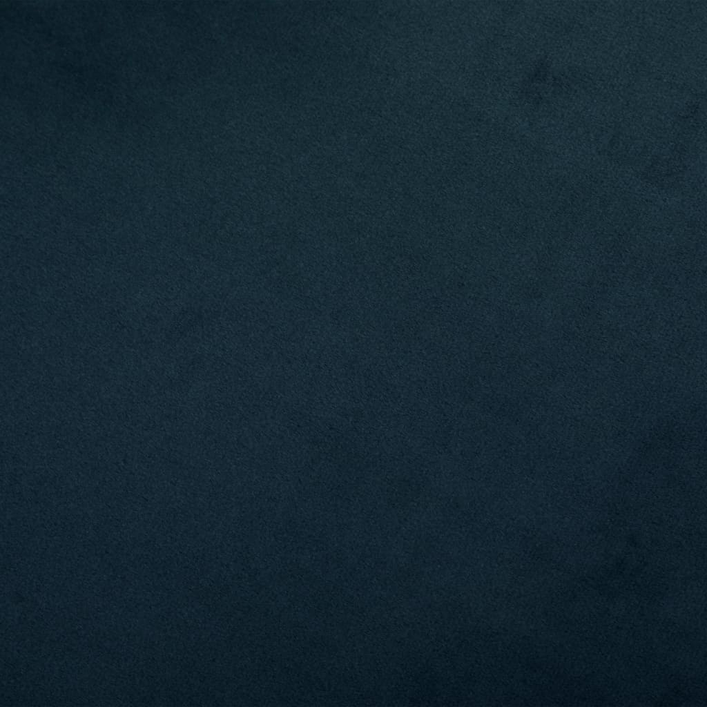 vidaXL Schommelstoel fluweel blauw