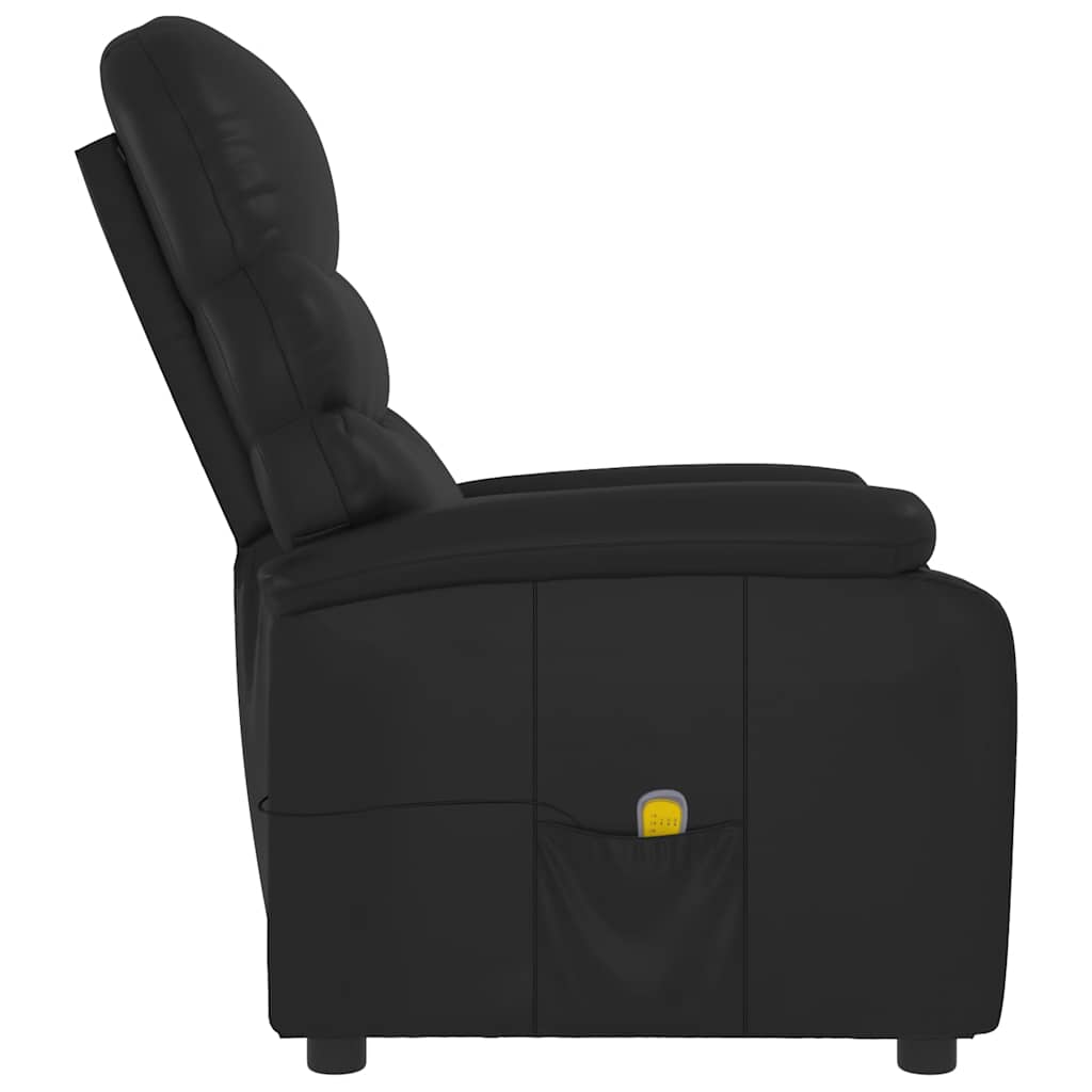 vidaXL Massagestoel kunstleer zwart