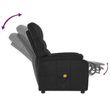vidaXL Massagestoel kunstleer zwart