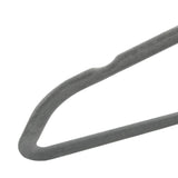 vidaXL 20-piece Non-Slip Velvet Clothes Hanger Set Grey