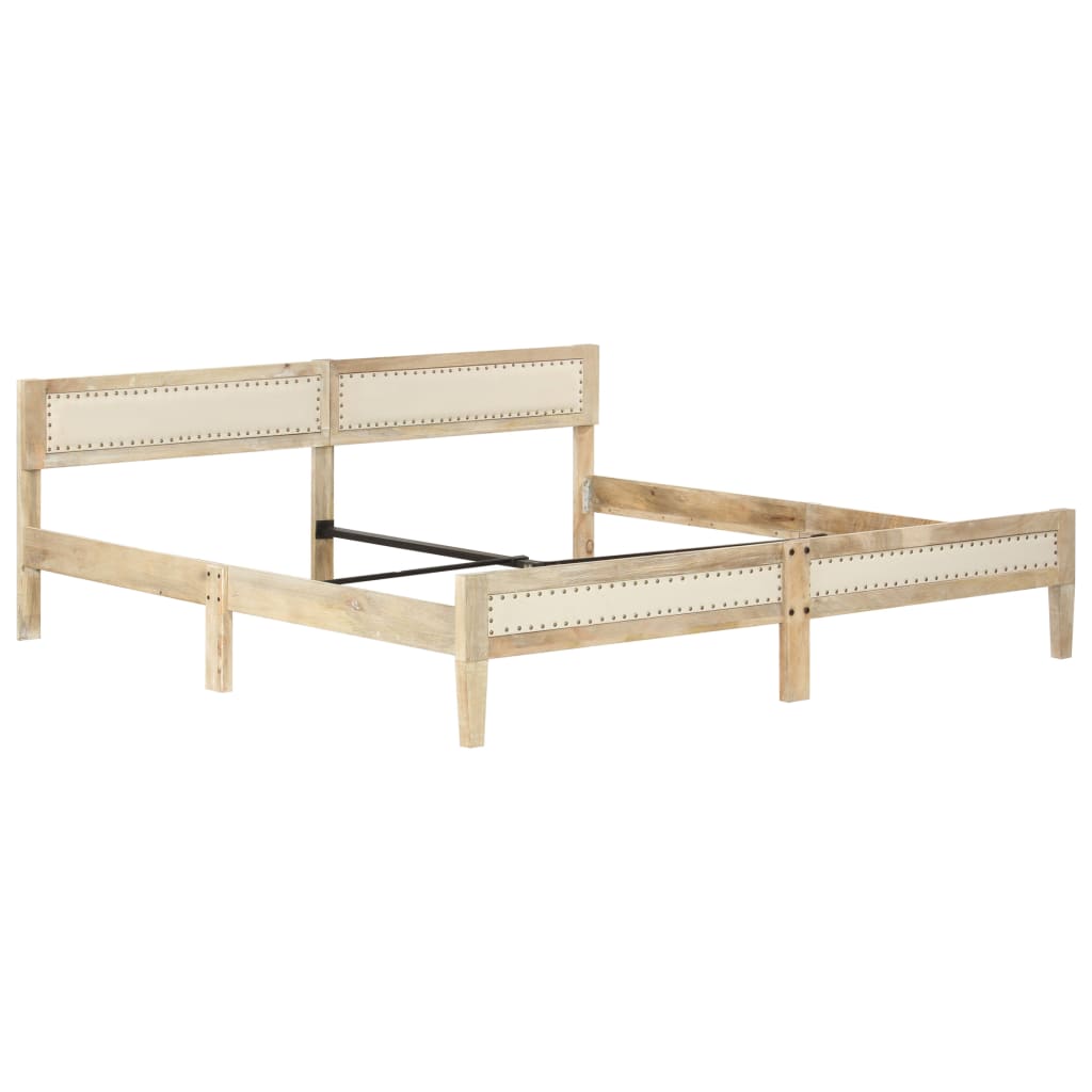 vidaXL Bed frame solid mango wood 200 cm