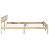 vidaXL Bed frame solid mango wood 200 cm