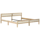 vidaXL Bed frame solid mango wood 200 cm