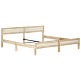 vidaXL Bed frame solid mango wood 200 cm