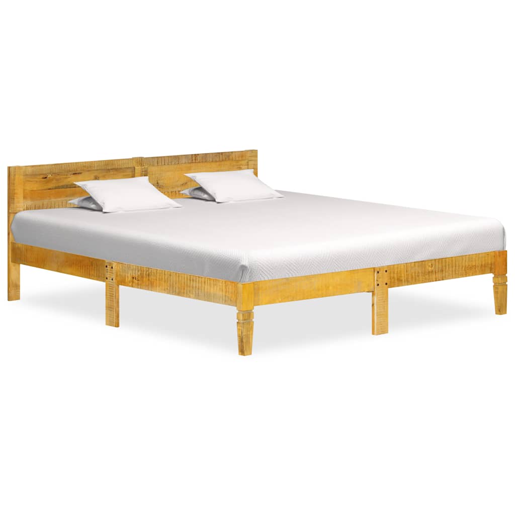 vidaXL Bed Frame Solid Mango Wood 180 cm