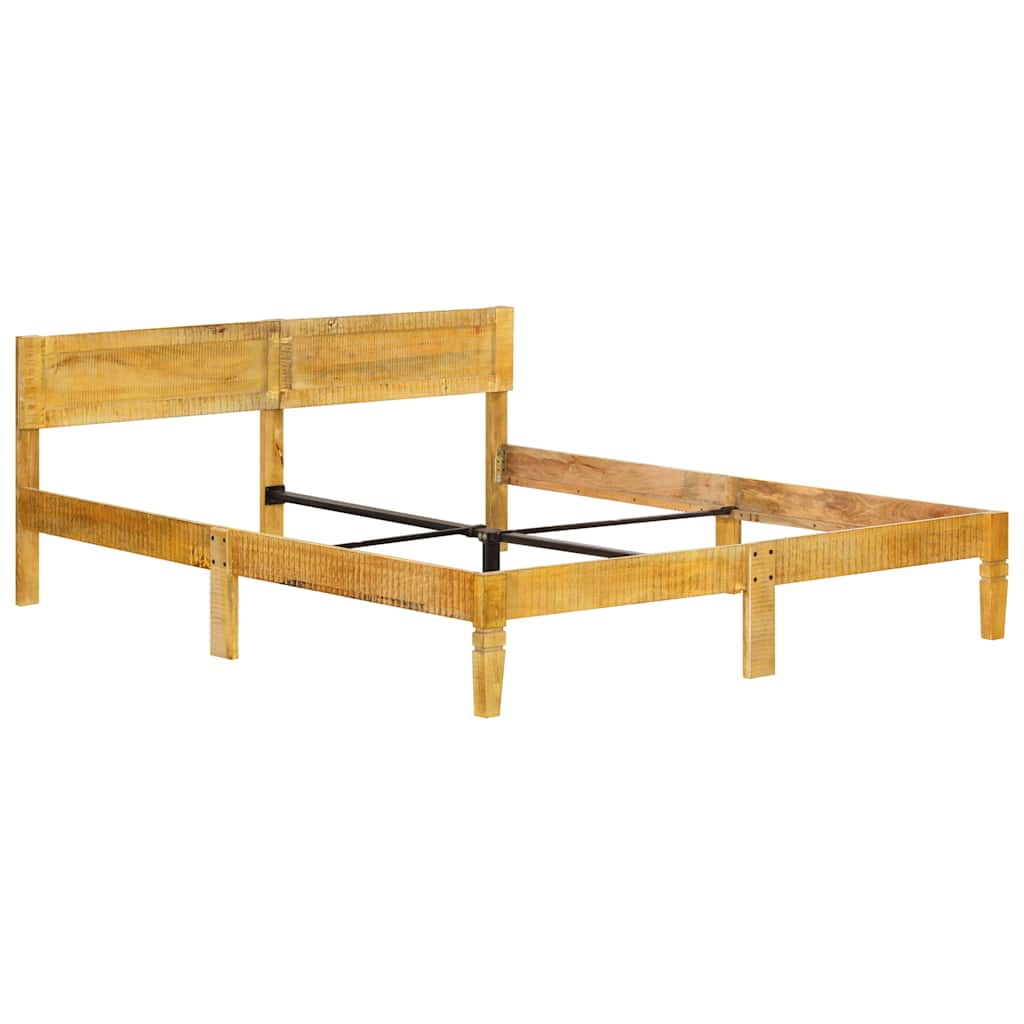 vidaXL Bed Frame Solid Mango Wood 180 cm