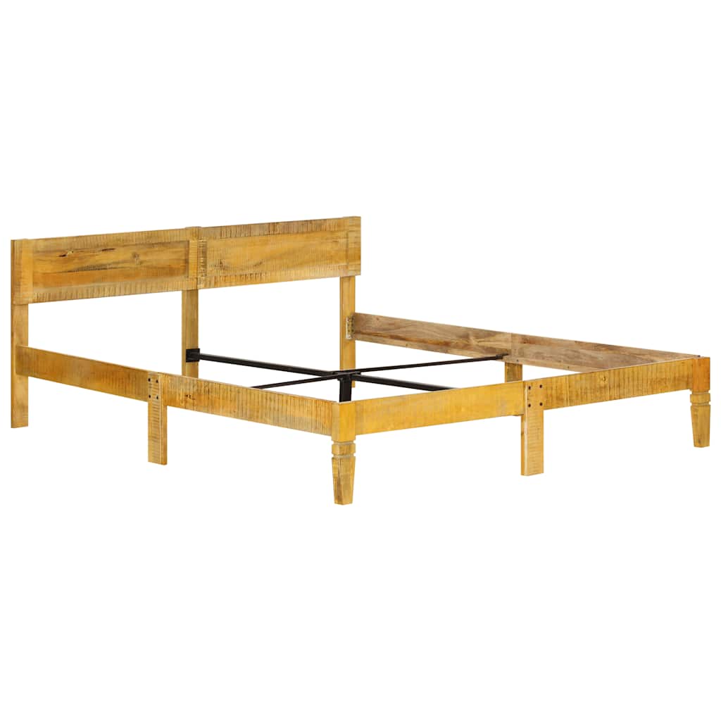 vidaXL Bed Frame Solid Mango Wood 180 cm