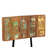 vidaXL Eetkamerstoelen 2 st massief gerecycled hout