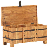 vidaXL Storage Chest 90x40x40 cm Solid Acacia Wood