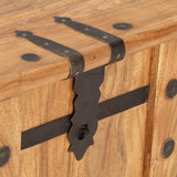 vidaXL Storage Chest 90x40x40 cm Solid Acacia Wood