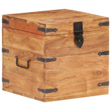 vidaXL Storage box 40x40x40 cm solid acacia wood
