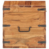 vidaXL Storage box 40x40x40 cm solid acacia wood