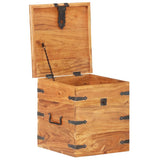 vidaXL Storage box 40x40x40 cm solid acacia wood