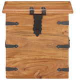 vidaXL Storage box 40x40x40 cm solid acacia wood