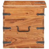 vidaXL Storage box 40x40x40 cm solid acacia wood