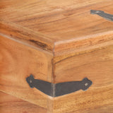 vidaXL Storage box 40x40x40 cm solid acacia wood