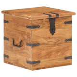 vidaXL Storage box 40x40x40 cm solid acacia wood