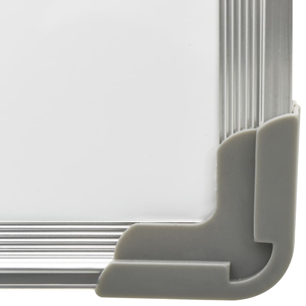 vidaXL Magnetic Whiteboard 50x35 cm Steel White