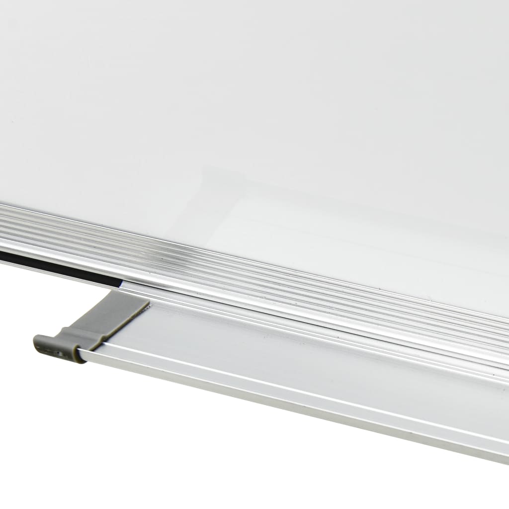 vidaXL Magnetic Whiteboard 50x35 cm Steel White