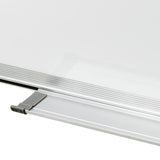 vidaXL Magnetic Whiteboard 50x35 cm Steel White