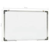 vidaXL Magnetic Whiteboard 50x35 cm Steel White