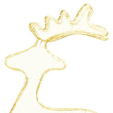 vidaXL Christmas decoration reindeer with mesh 306 LEDs 60x24x89 cm