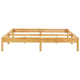 vidaXL Bed Frame Solid Oak Wood 180x200 cm
