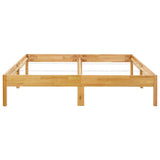 vidaXL Bed Frame Solid Oak Wood 180x200 cm