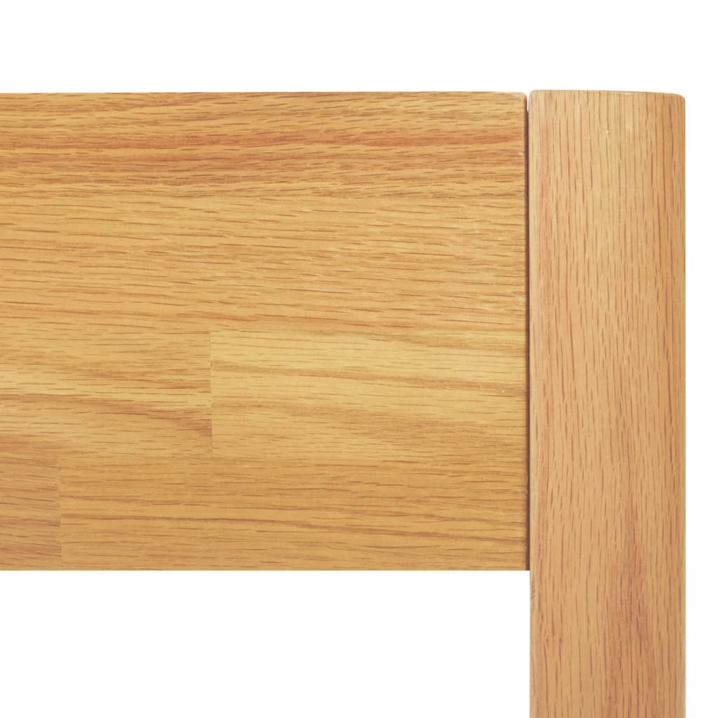 vidaXL Bed Frame Solid Oak Wood 180x200 cm
