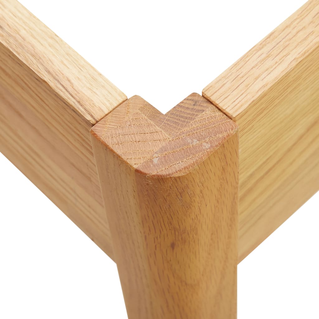 vidaXL Bed Frame Solid Oak Wood 180x200 cm
