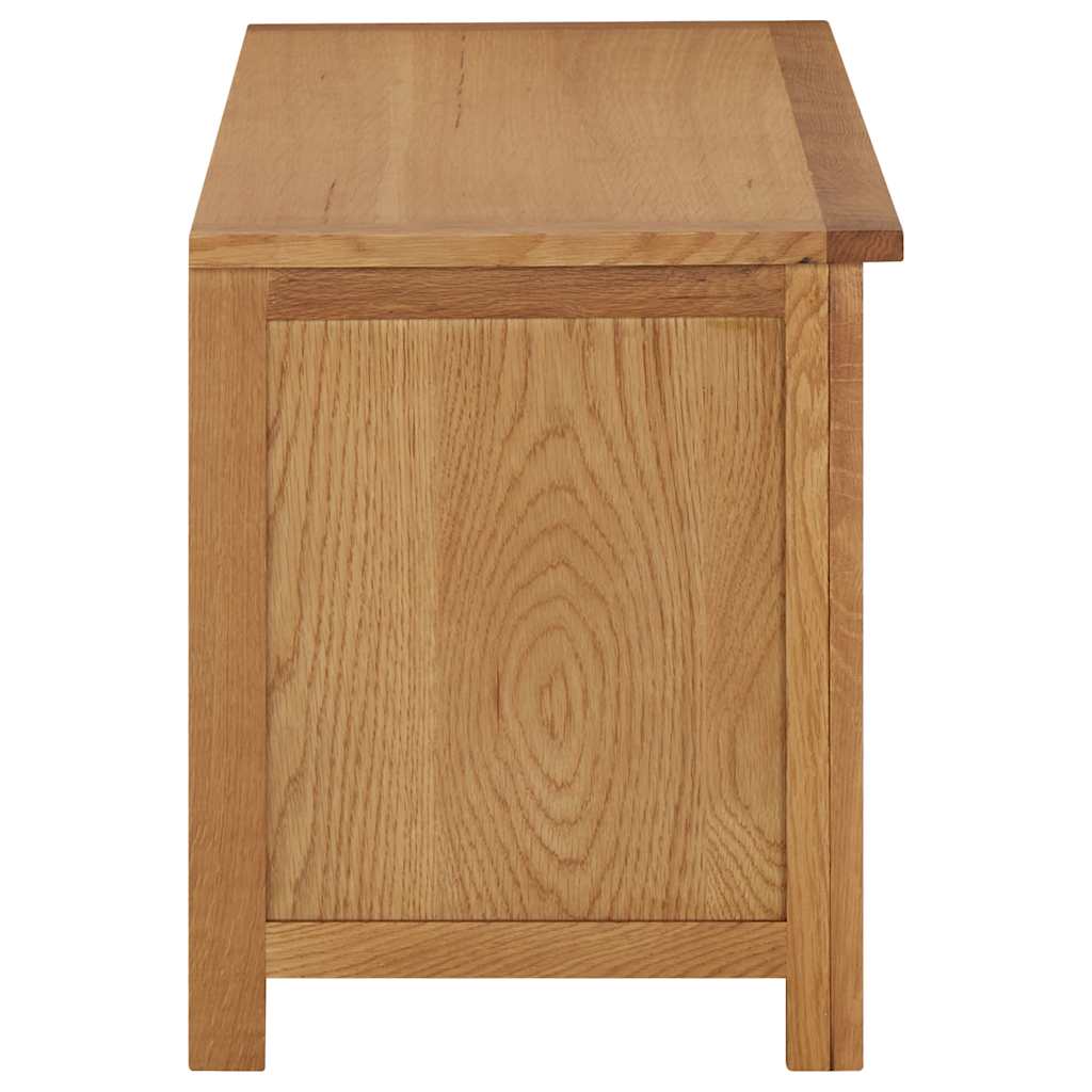 vidaXL Schoenenrek 90x37x45 cm massief eikenhout